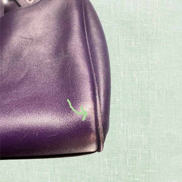 Coach Legacy Leather Satchel 23574 in Eggplant | Y2K Preppy Bags - Picture 8 of 8